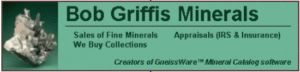 Bob Griffis Minerals logo banner