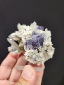 fluorite on quartz